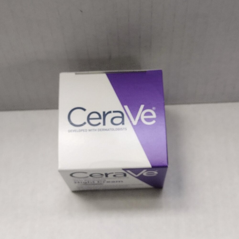 Cerave Skin Renewing NIGHT CREAM PEPTIDE COMPLEX Hyaluronic Acid ~ 1.7 oz - NEW - Picture 6 of 8